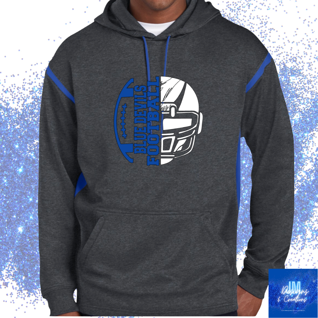 Brunswick Football Dri-Fit Color Block Hoodie (SF01)