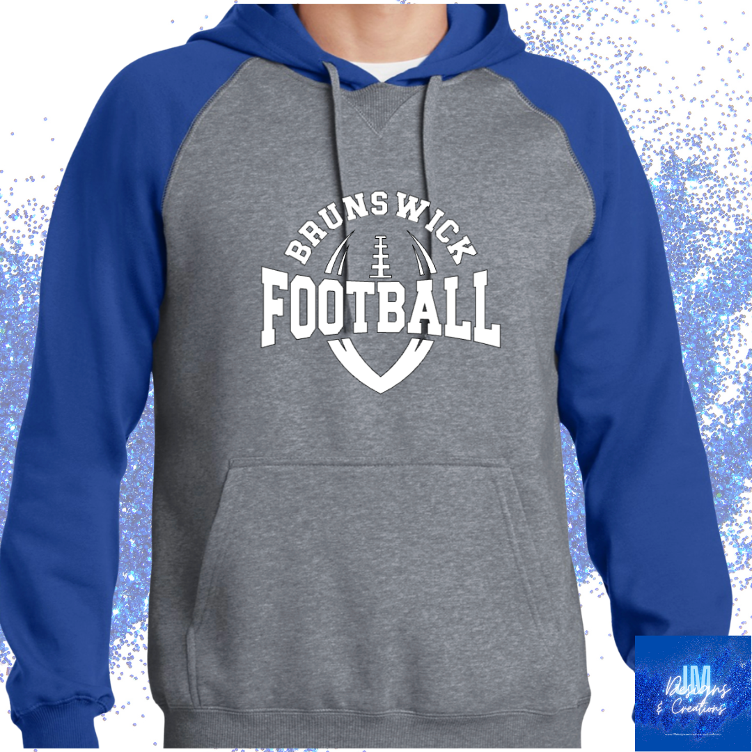Brunswick Football Colorblock Hoodie (RG40)