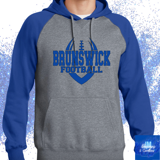 Brunswick Football Colorblock Hoodie (RG19)