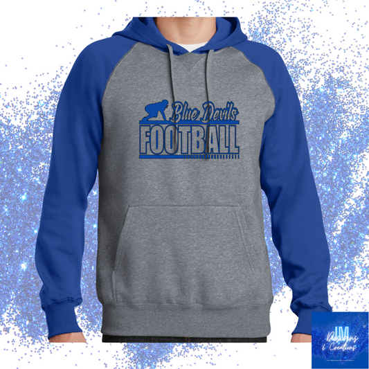 Brunswick Football Colorblock Hoodie (RG15)