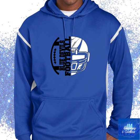 Brunswick Football Dri-Fit Color Block Hoodie (SF01)