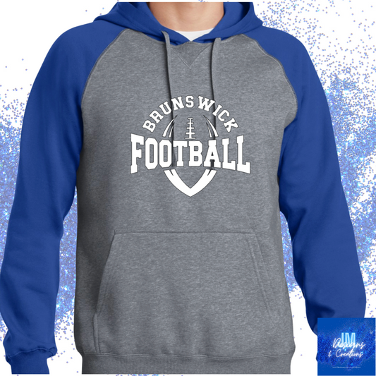 Brunswick Football Colorblock Hoodie (RG40)